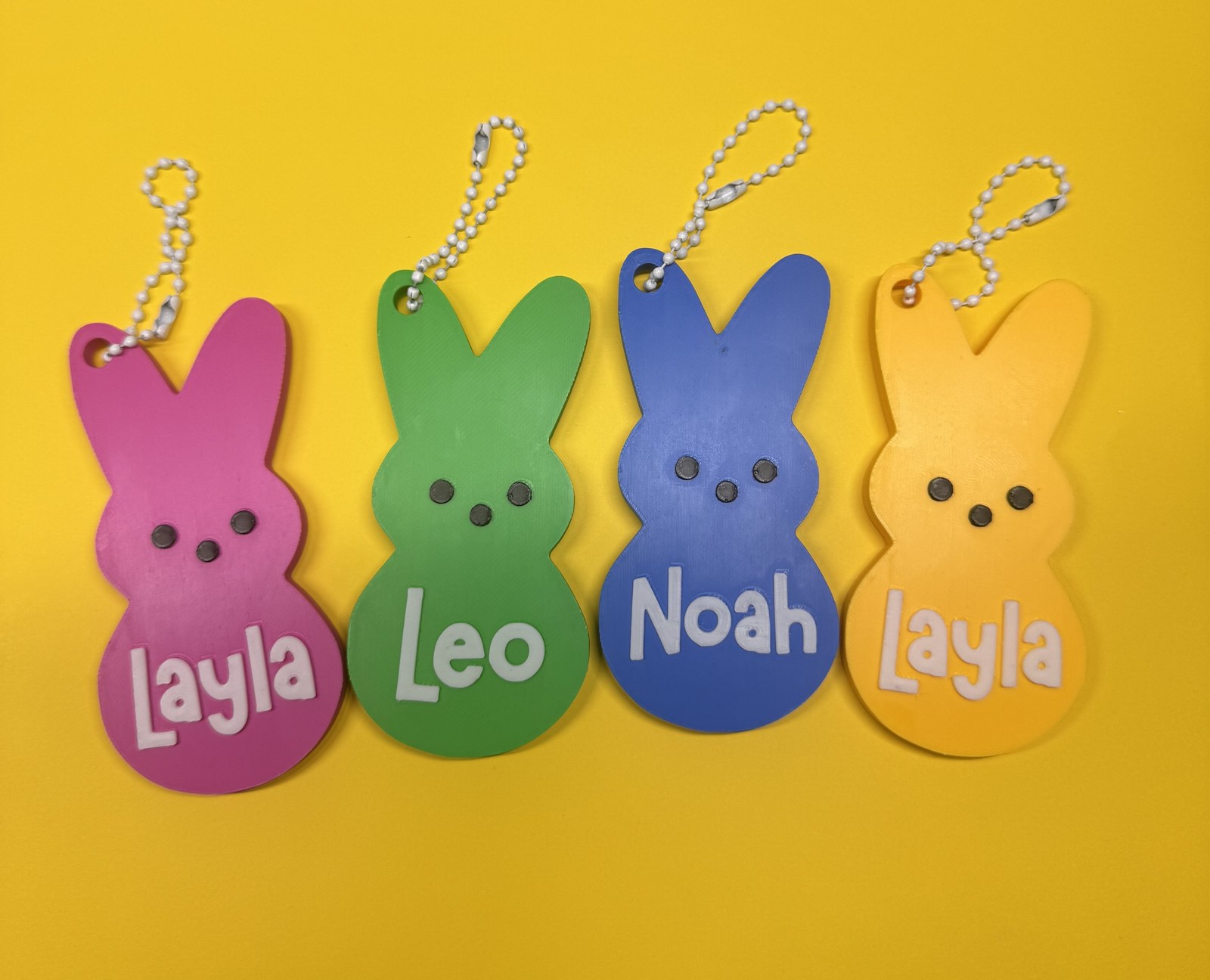 Easter Bunny Keychain