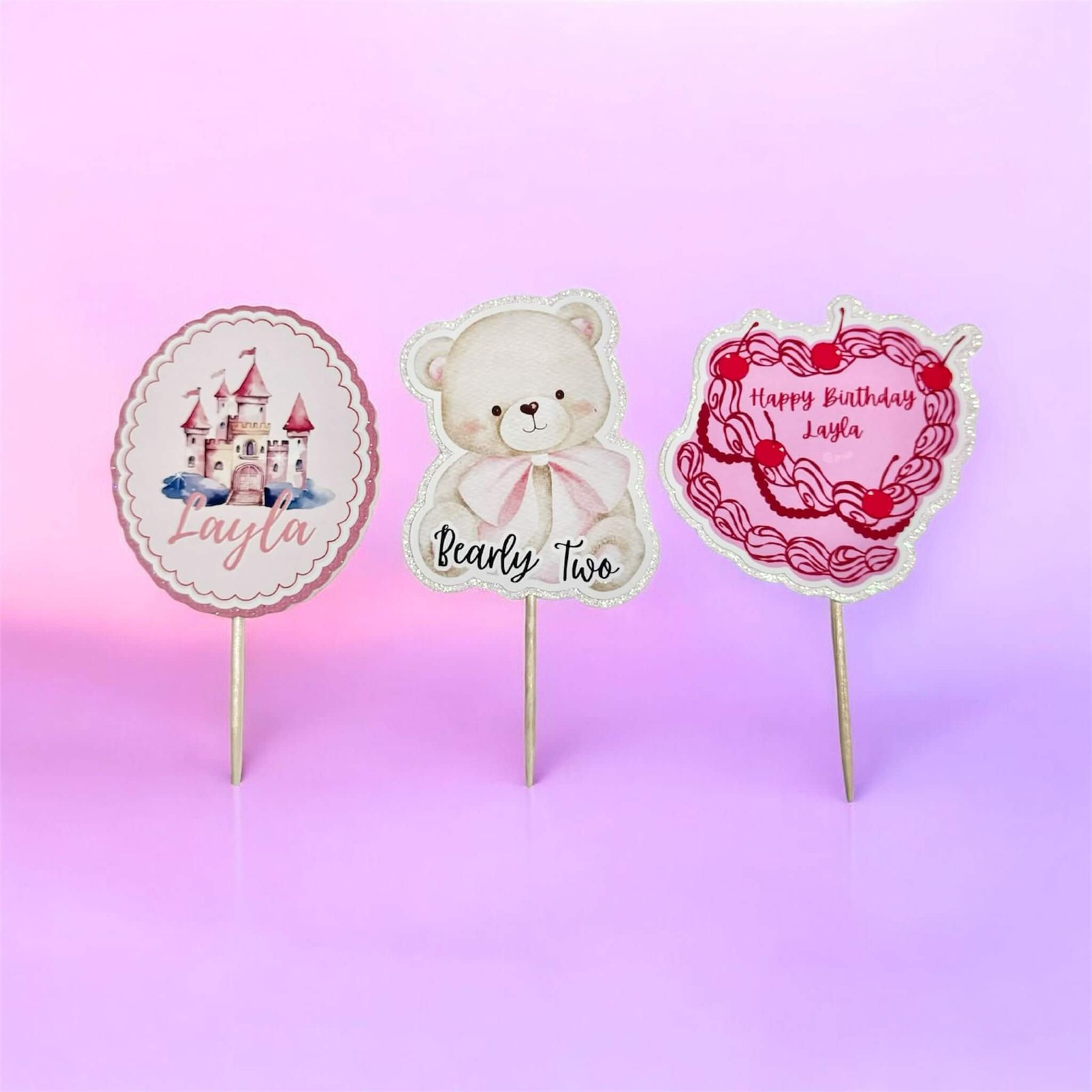 Single Layer Cupcake Topper